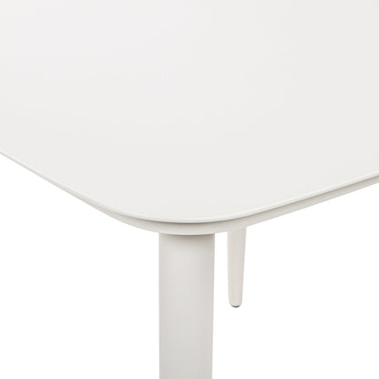 Santorini Outdoor Patio Table and a Solid Metal Base