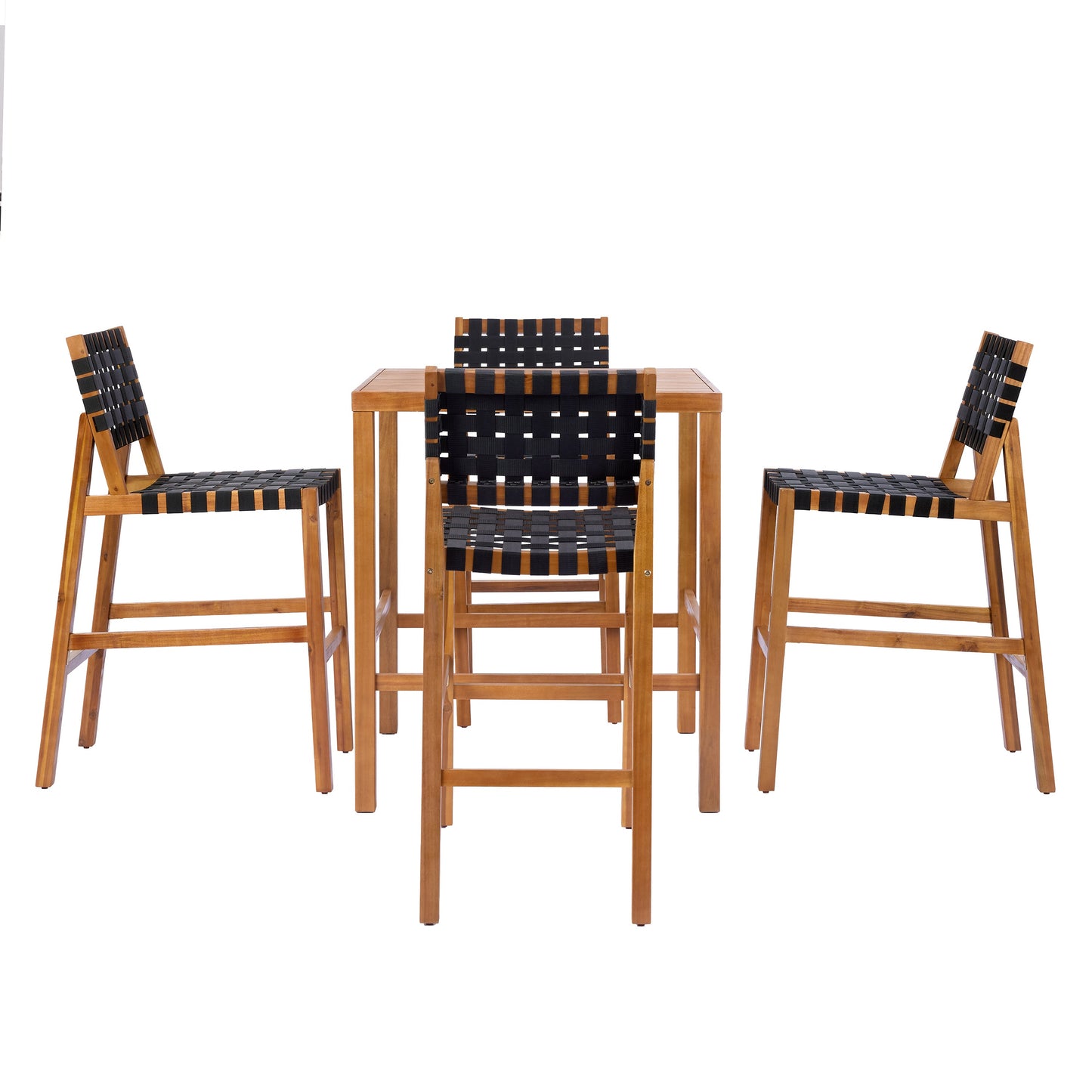 Acacia and Solid Wood Outdoor Furniture Set