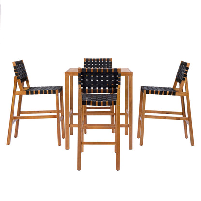 Acacia and Solid Wood Outdoor Furniture Set