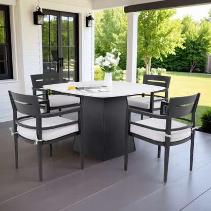 Outdoor Patio and Squircle Dining Table Set