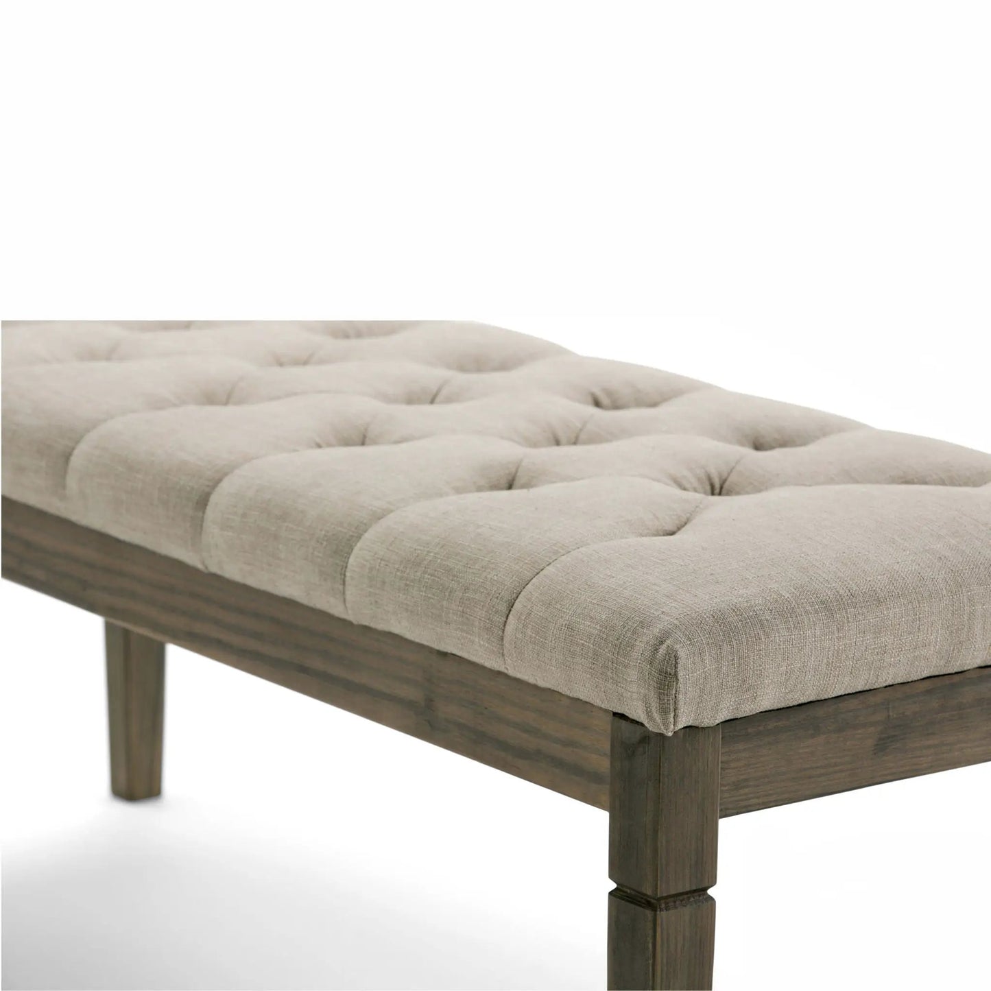 Waverly Upholstered Tufted Ottoman Bench