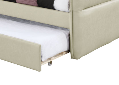 Stylish Dusty Rose Twin Daybed with a Trundle