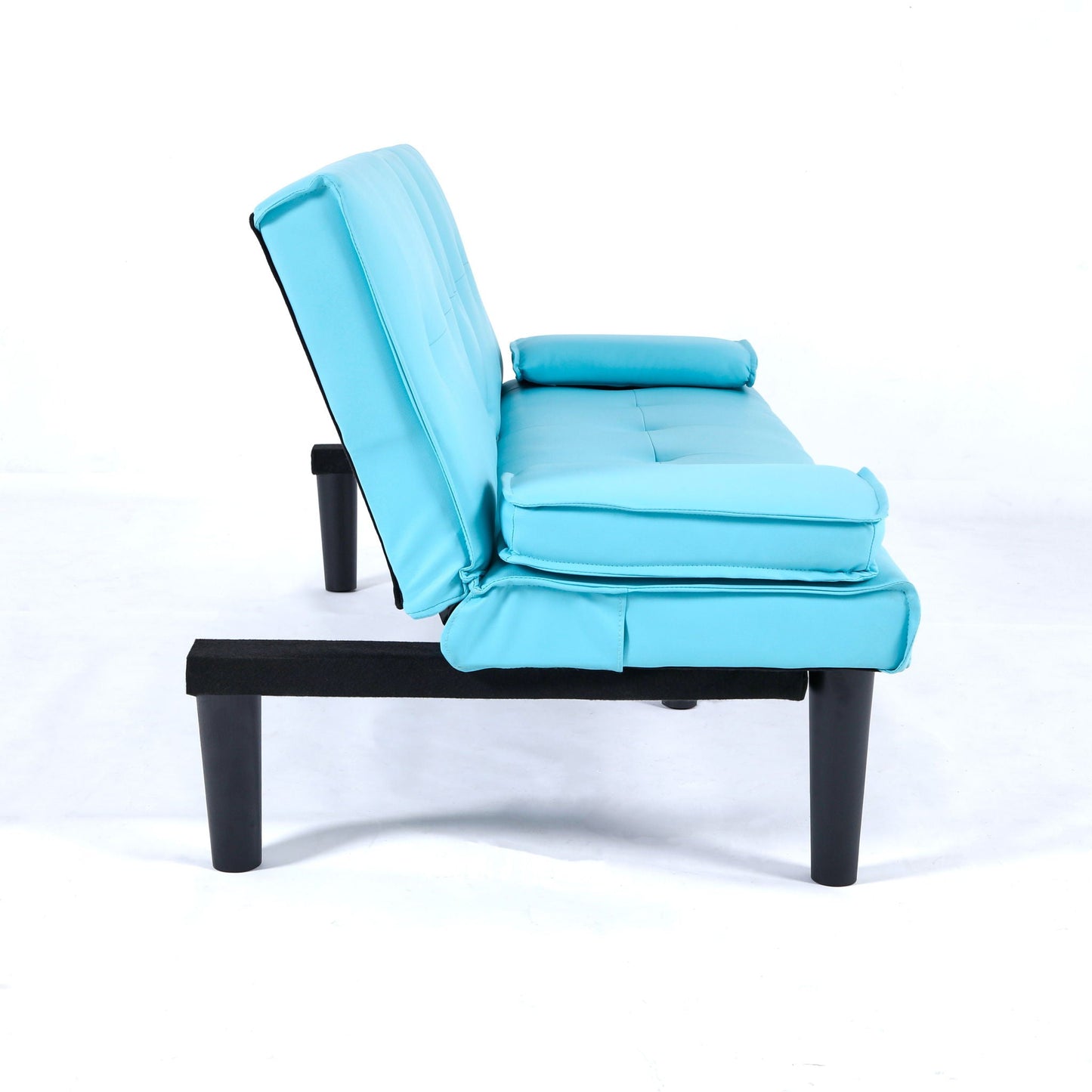 Compact Foldable Sofa Bed and Cup Holder