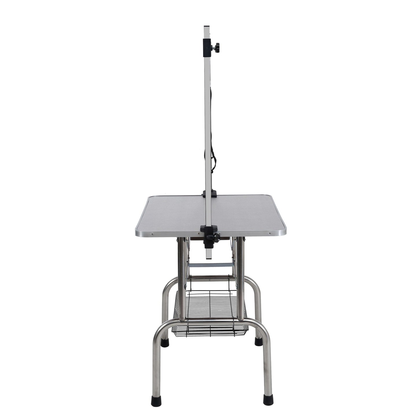Folding dog grooming table stainless steel frame rubber mat adjustable arm clamps HouseOfZazla on Tampa Home & Garden Store