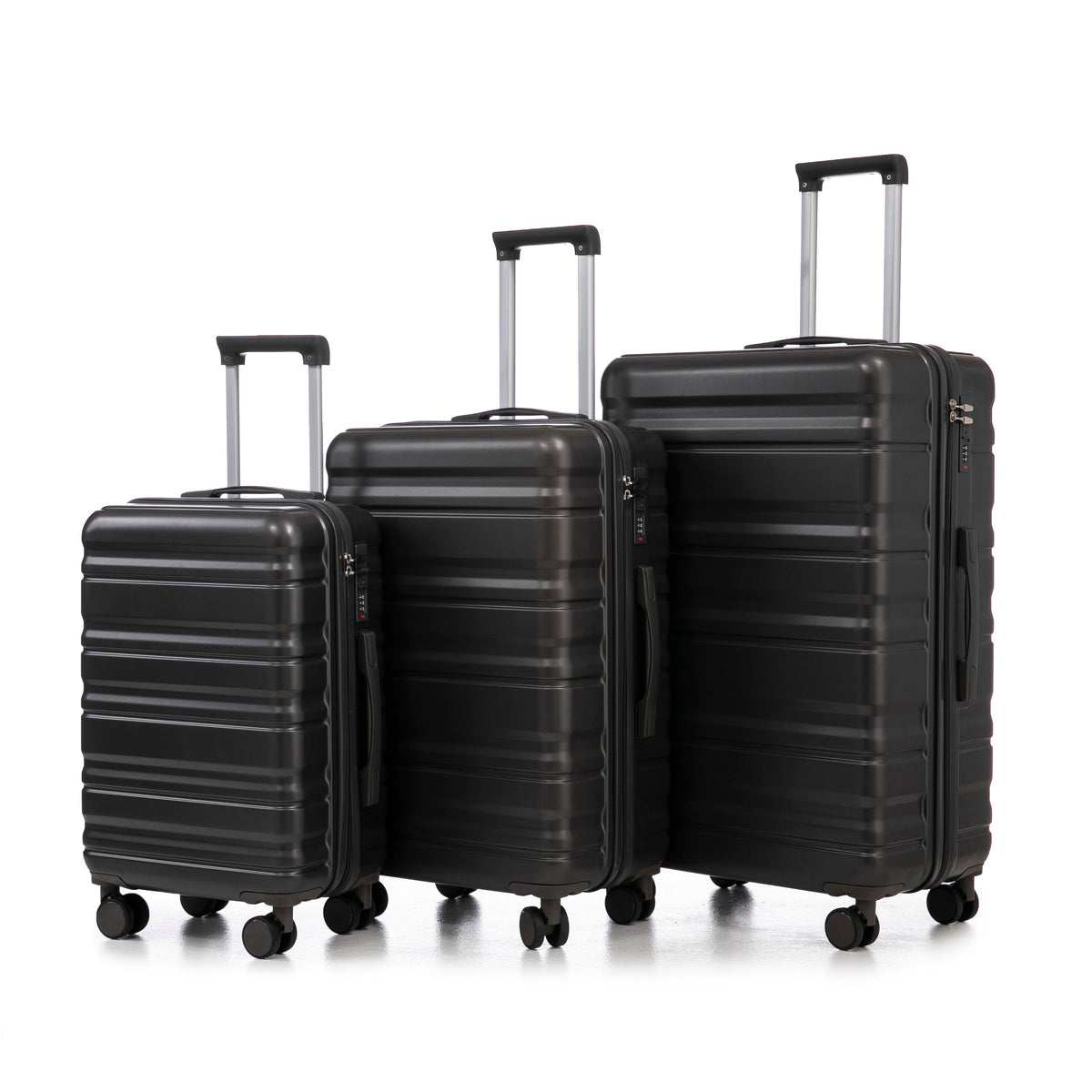 3-piece hard case luggage set in dark gray by HouseOfZazla HIFINE TOURIST on Tampa Home & Garden Store