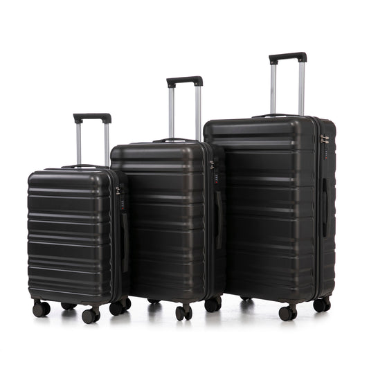 3-piece hard case luggage set in dark gray by HouseOfZazla HIFINE TOURIST on Tampa Home & Garden Store