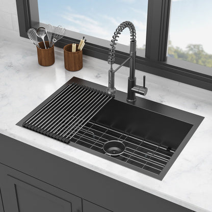 Modern Drop In Kitchen Sink 16 Gauge Steel