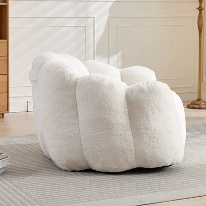 Lotus Style Compression Sofa With Pull Ring white plush bean bag chairs set of 3 on Tampa Home & Garden Store
