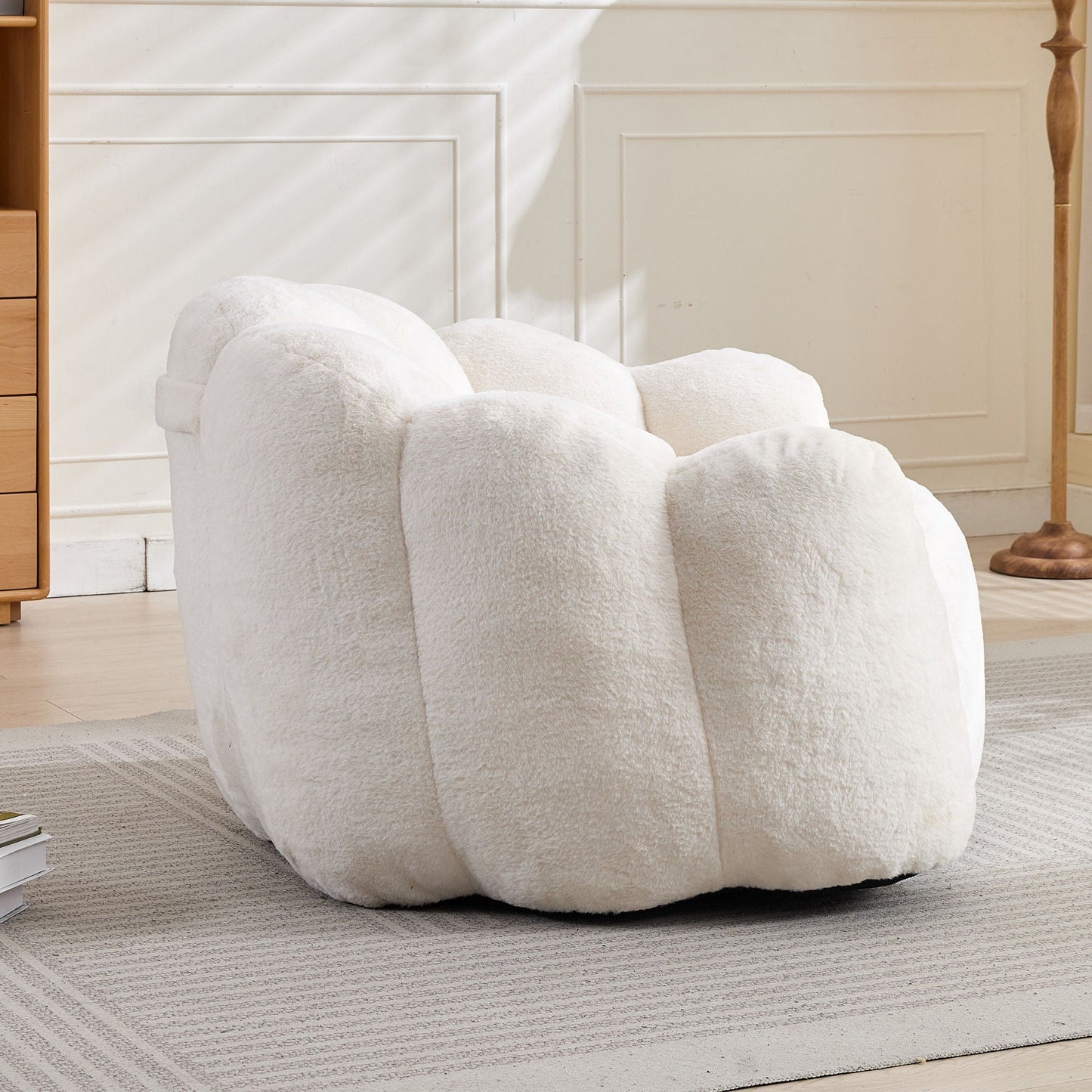Elegant Lotus Style Pull Down Sofa with Legs