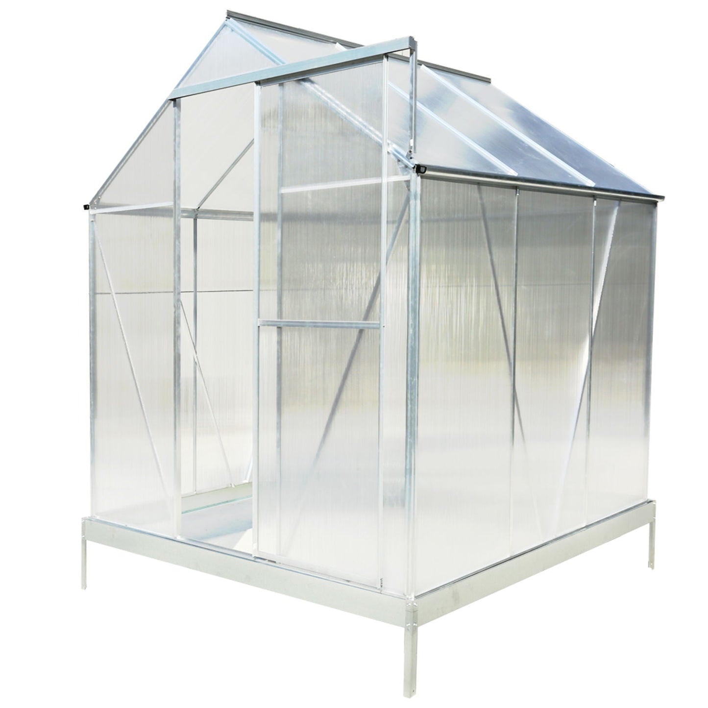 Heavy Duty Polycarbonate Greenhouse Kit and Door