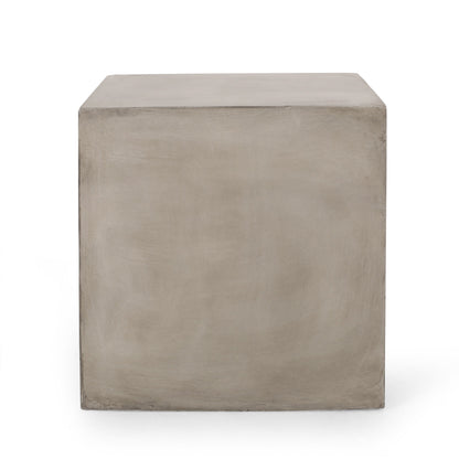 Lightweight Square MGO Side Table For A Patio