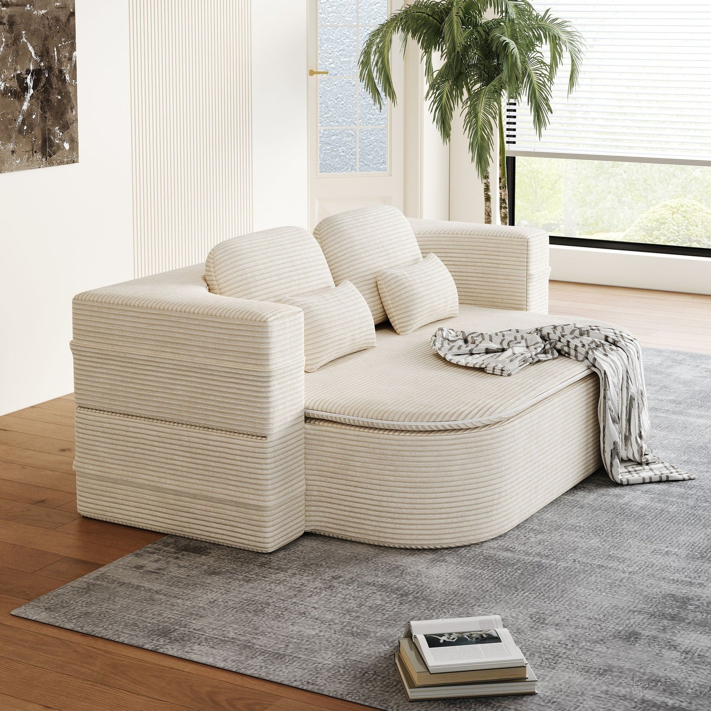 Multi Functional Foldable Sofa Bed and Blanket