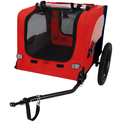 HouseOfZazla Pet Bike Trailer red with mesh window for small and medium pets on Tampa Home & Garden Store
