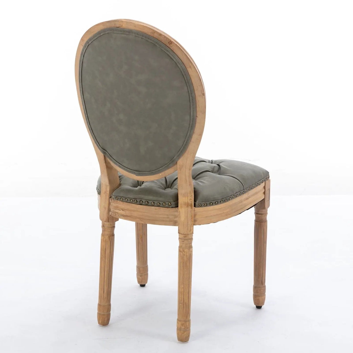 French Style Solid Wood Dining Chair Nailhead