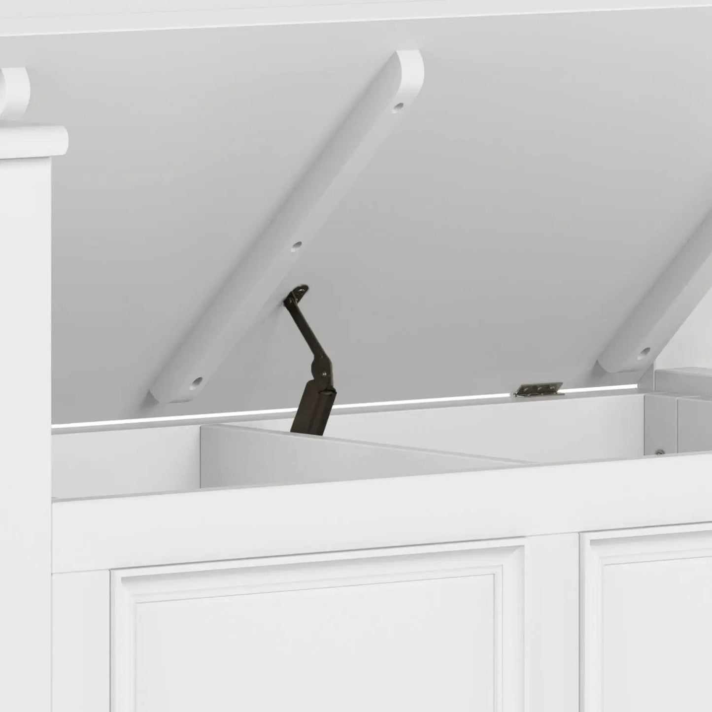 Amherst Small Transitional Entryway Storage Bench