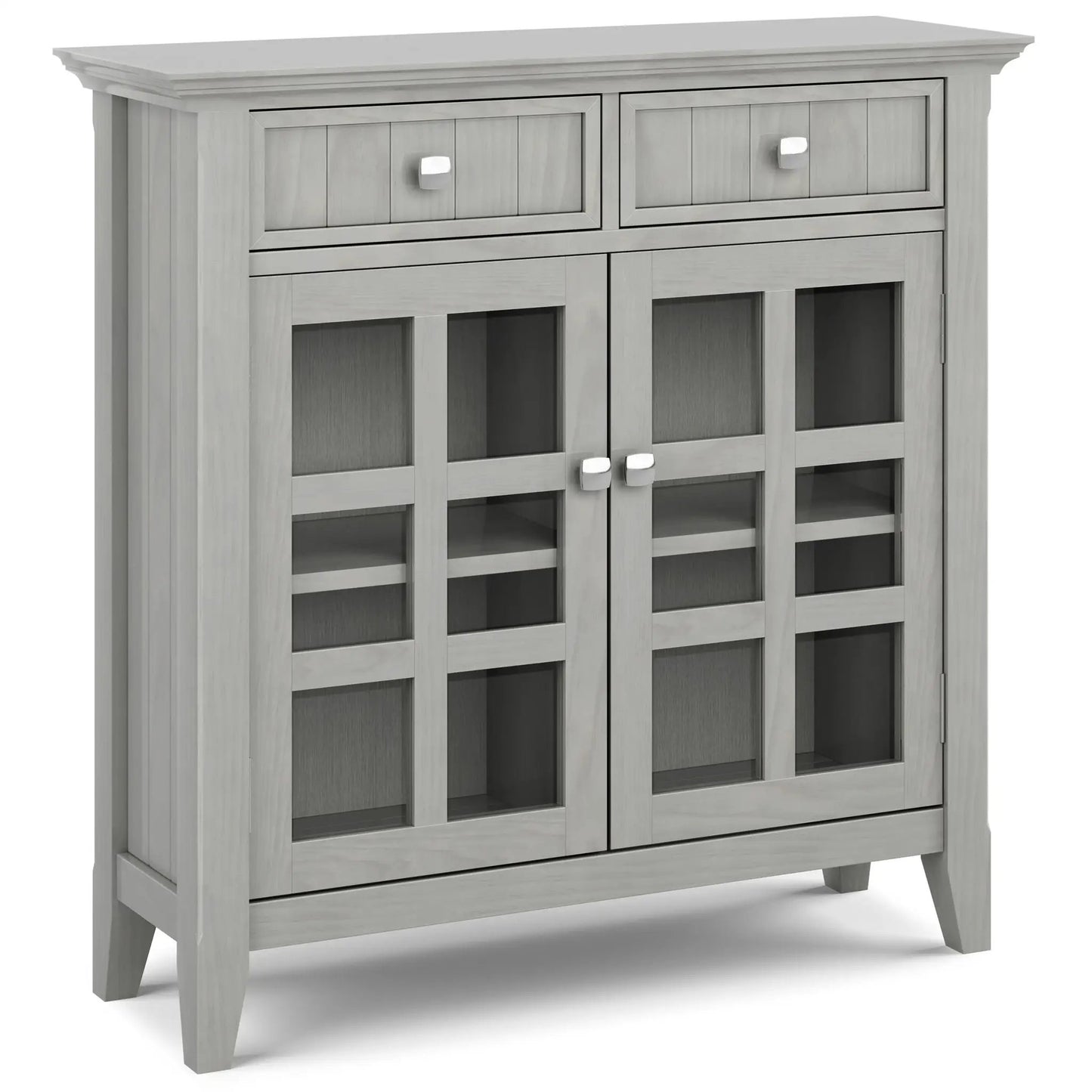 Acadian Handcrafted Entryway Storage Cabinet