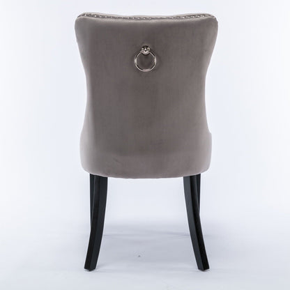Nikki High End Tufted Dining Chair Set of Two