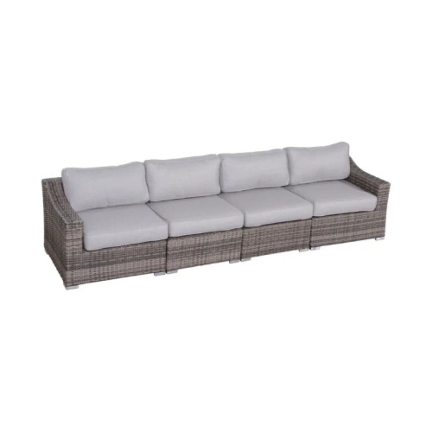 Fully Assembled Rattan Wicker Outdoor Sectional