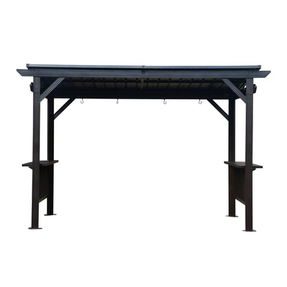 Durable 6.5x12FT Hardtop And Patio Grill Gazebo