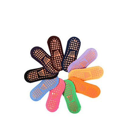 Stevvex 6-pair cotton baby non-slip low-cut socks with rubber grips, colorful assortment on Tampa Home & Garden Store