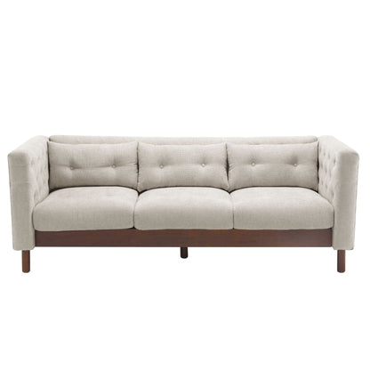 Luxurious Tufted Upholstered Living Room Sofa