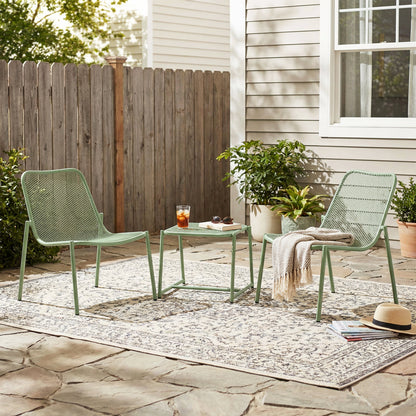 Kincaid 3-Piece Outdoor Conversation Set with Iron