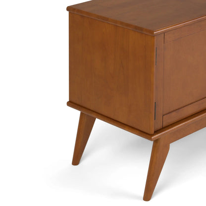 Draper Handcrafted Mid Century Low TV Media Stand