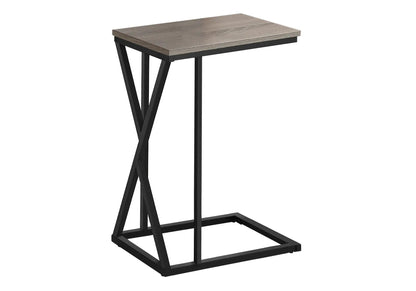C Shaped Accent Table with Contemporary Design