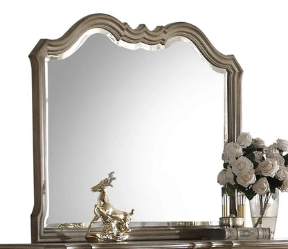 Chelmsford Taupe Mirror With Beveled Edge