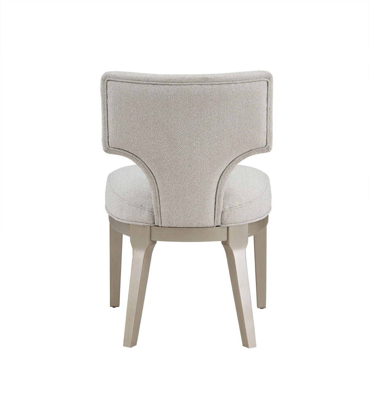 Kasa Light Gray Side Chair with solid wood legs on Tampa Home & Garden Store