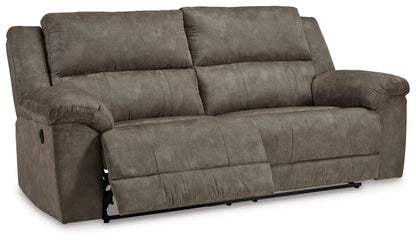 Laresview 2-Seat Reclining Sofa Fossil brown upholstery by Unique Piece Furniture on Tampa Home & Garden Store