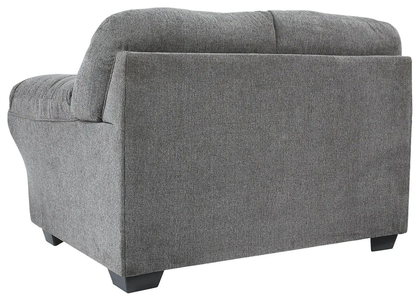 Allmaxx Loveseat Pewter Gray with Divided Back