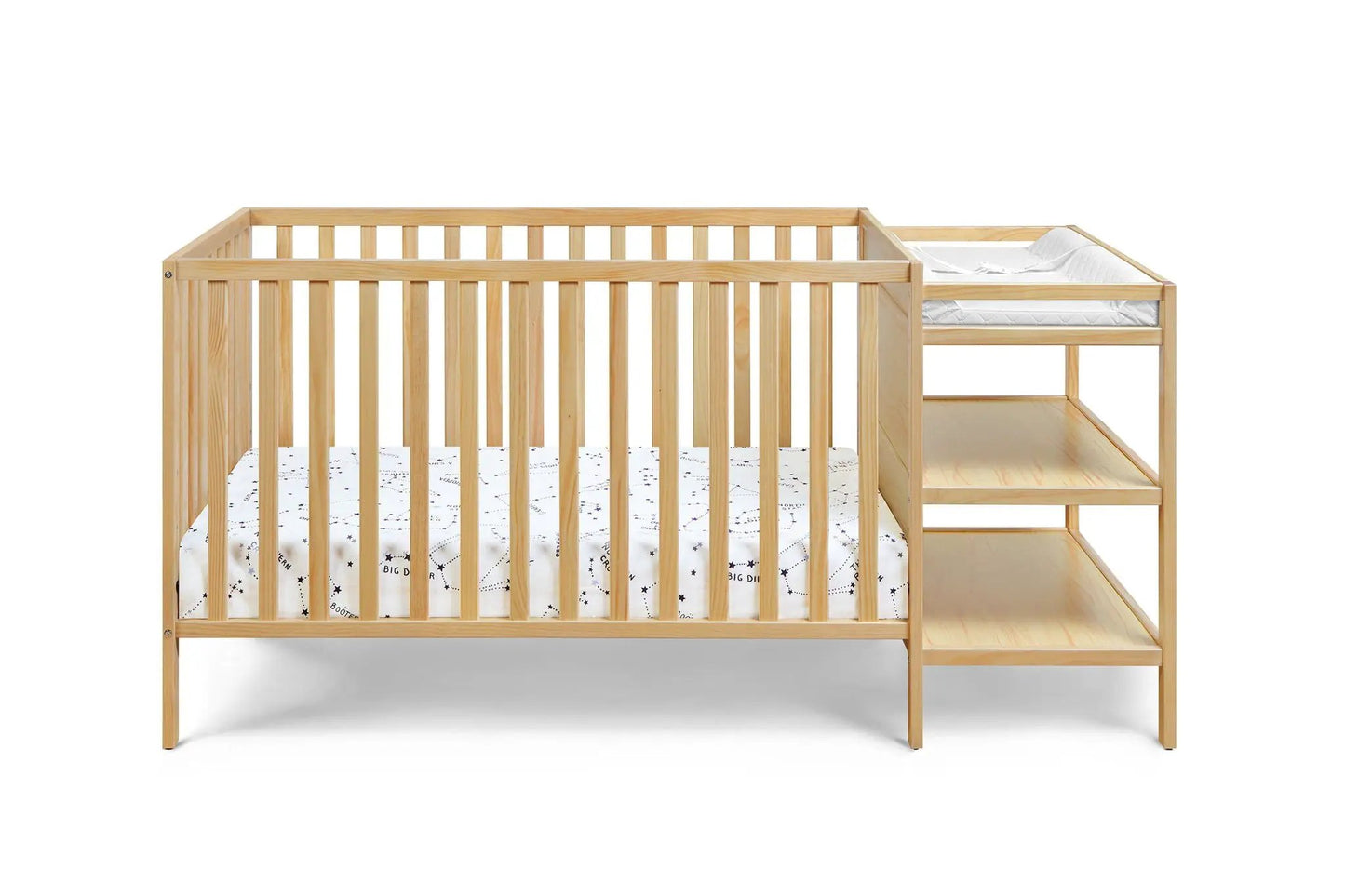 Palmer 3-in-1 Convertible Crib/Changer in natural light wood by Unique Piece Furniture on Tampa Home & Garden Store