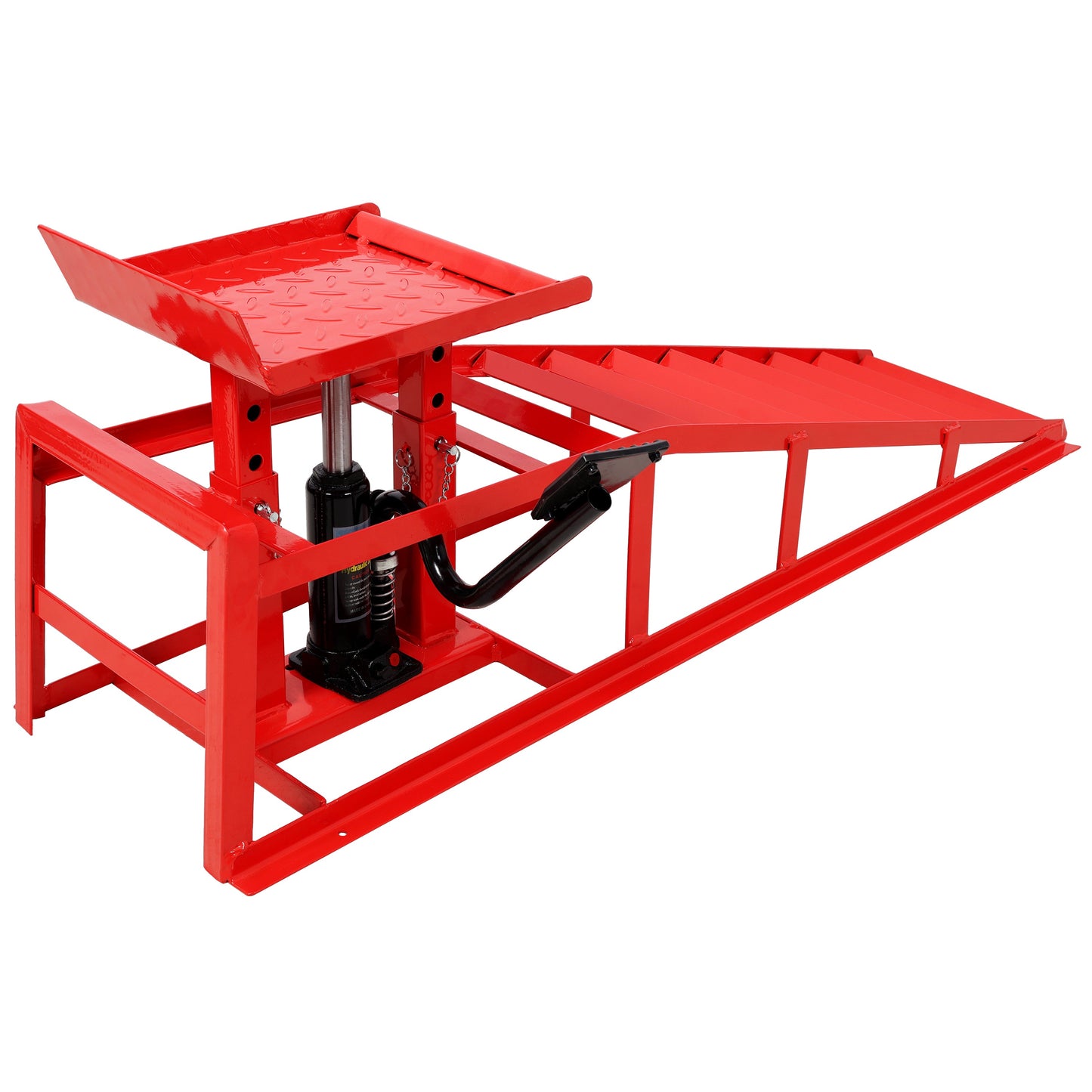 Auto car truck service ramps with pedal, red 5-ton hydraulic lift, HouseOfZazla on Tampa Home & Garden Store