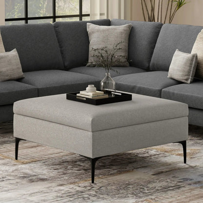 Rebecca Coffee Table Storage Ottoman Lift Lid