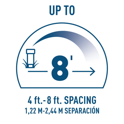 Orbit Irrigation 8' Full Pattern Nozzle 53851 underground sprinkler head spacing 4 ft - 8 ft on Tampa Home & Garden Store