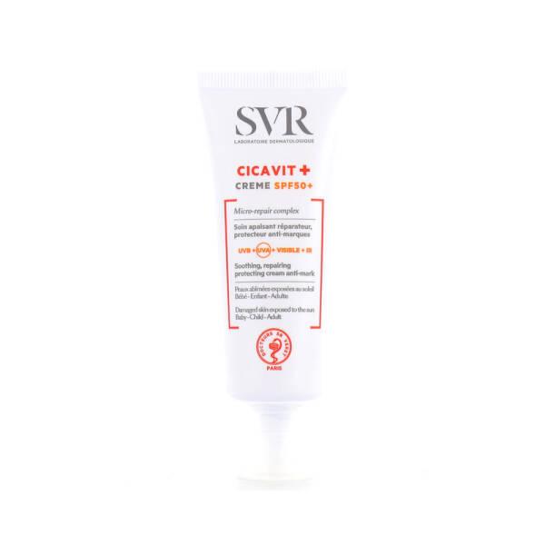 SVR Cicavit+ Cream SPF50+ face cream, white tube, 40 ml on Tampa Home & Garden Store