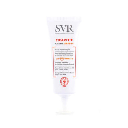 SVR Cicavit+ Cream SPF50+ face cream, white tube, 40 ml on Tampa Home & Garden Store