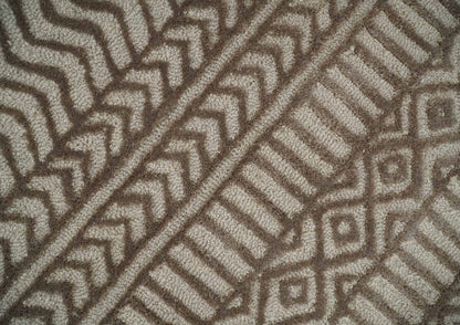 8x10 Hand Tufted Ivory and Bronze Stripes Pattern Rug Multi Size Living Room and Bedroom Rug | TRD6530810S - Tampa Home & Garden Store