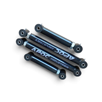 Four blue APOC Industries adjustable rear trailing arms for 1990-95 Toyota 4Runner 2nd gen on Tampa Home & Garden Store