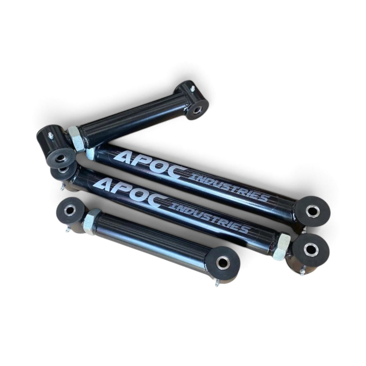 Rear Trailing Arms 4pc by Apoc, black steel, adjustable for 1990-1995 Toyota 4Runner on Tampa Home & Garden Store