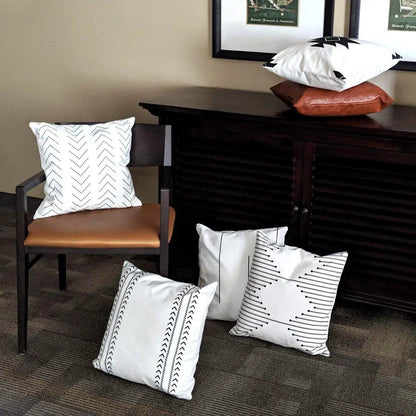 Amber and Farmhouse Pillow Set 18x18 Inches