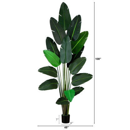 9’ Artificial Travelers Palm Tree - Tampa Home & Garden Store