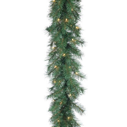 9'x10" Aspen Spruce Garland - Clear Lights - Tampa Home & Garden Store