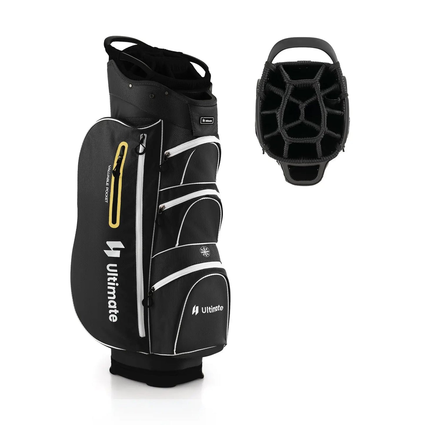 Lightweight Golf Cart Bag With 15 Way Dividers