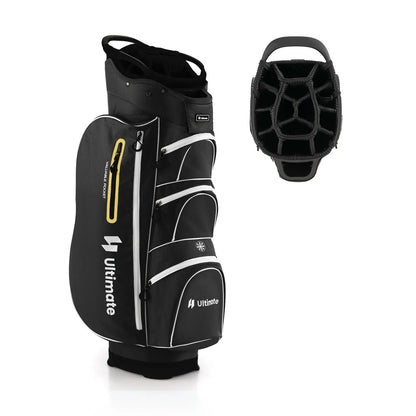 Lightweight Golf Cart Bag With 15 Way Dividers