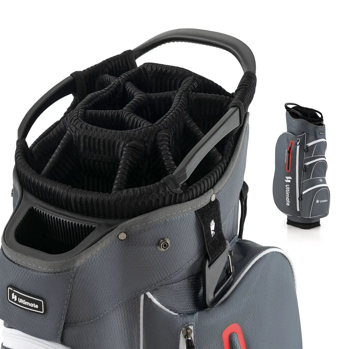 Lightweight Golf Cart Bag With 15 Way Dividers
