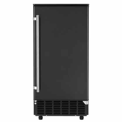 Built-In Ice Maker Z5836 under-counter, black with stainless handle, 80 lb by Kismile on Tampa Home & Garden Store