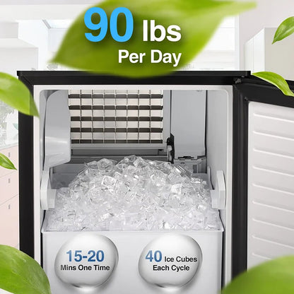 Built-In Ice Maker Under-Counter Z5836 80 Lb by Kismile interior ice bin with clear cubes on Tampa Home & Garden Store