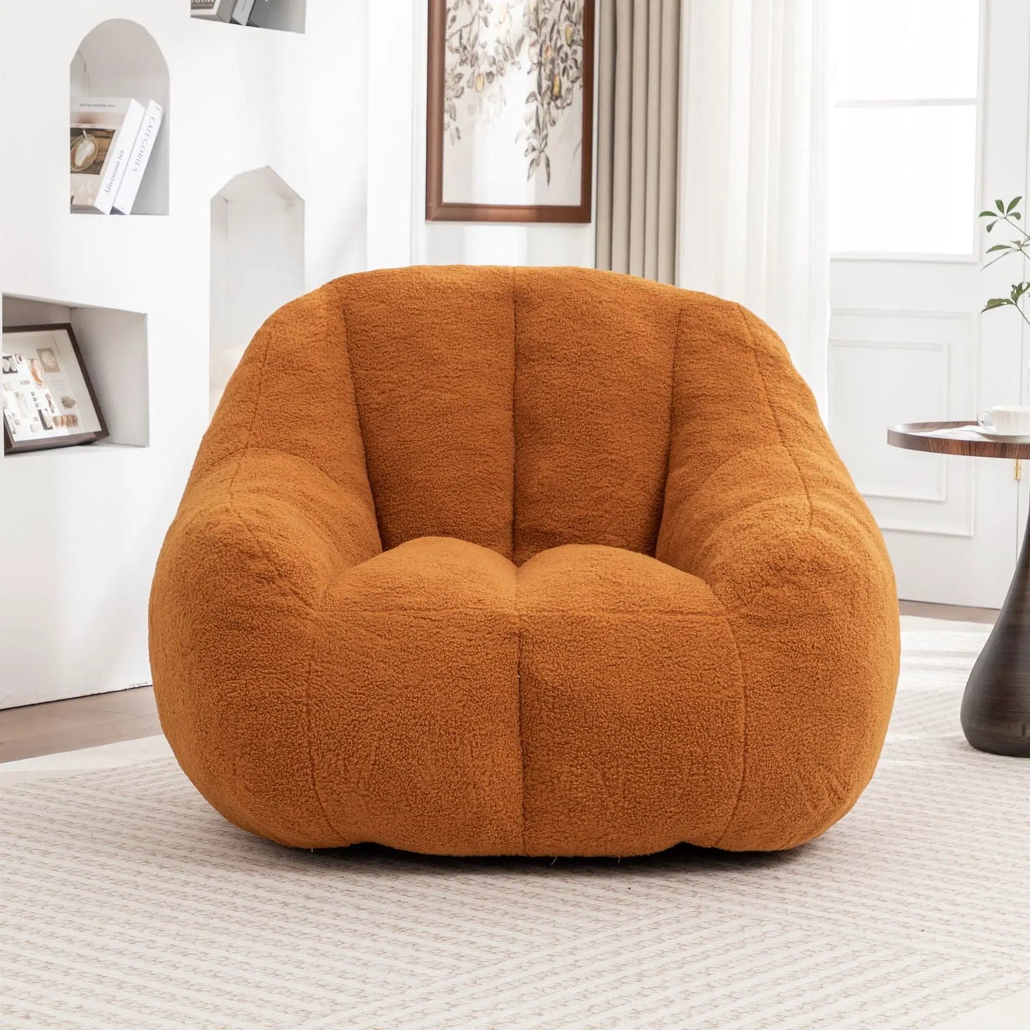 Comfy Bean Bag Chair with Memory Foam Filler